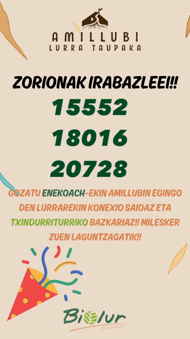 Zozketako zenbaki sarituak