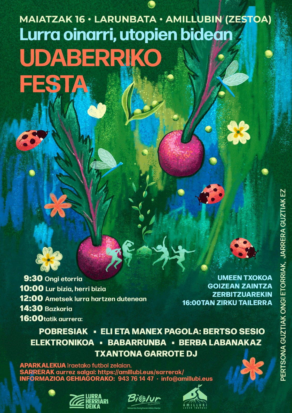 Amillubi Udaberriko Festa: lurra eta kultura ardatz duen hitzordua